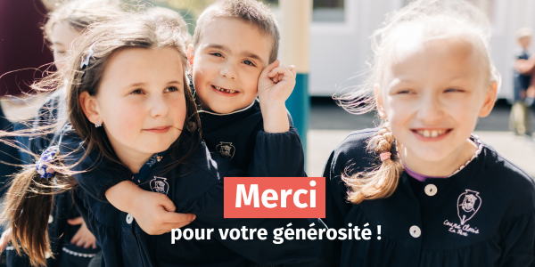 Merci ! Un don de 200 E 3
